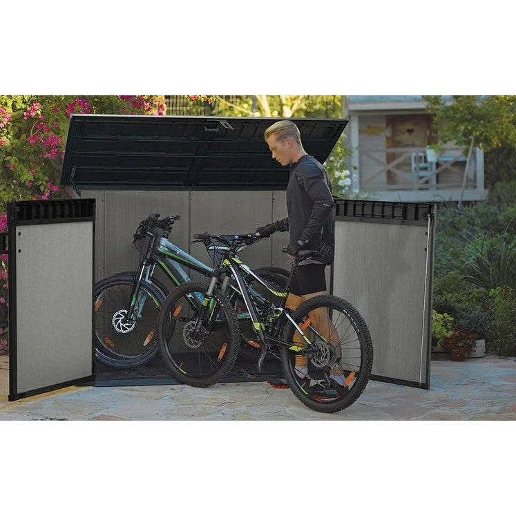 Keter 6 x 3 Oakland Grande Store Heavy Duty Plastic Shed – Grey