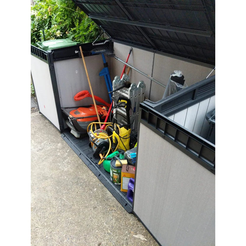 Keter 6 x 3 Oakland Grande Store Heavy Duty Plastic Shed – Grey