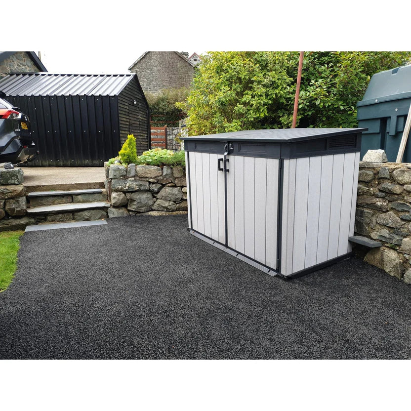 Keter 6 x 3 Oakland Grande Store Heavy Duty Plastic Shed – Grey