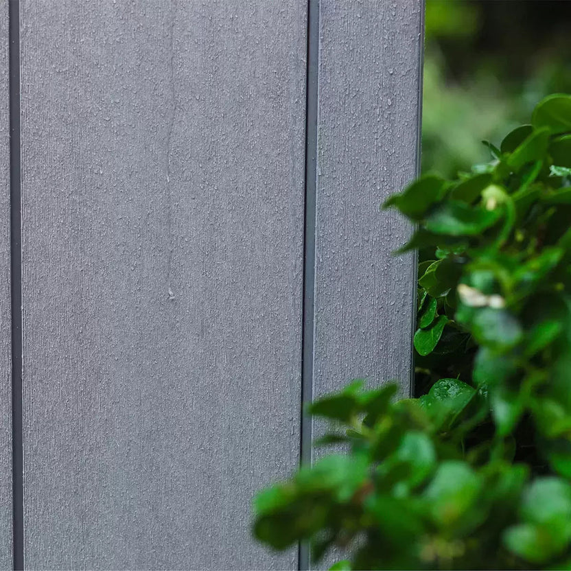 Keter 9x 7 Artisan Heavy Duty Plastic Pent Shed – Grey