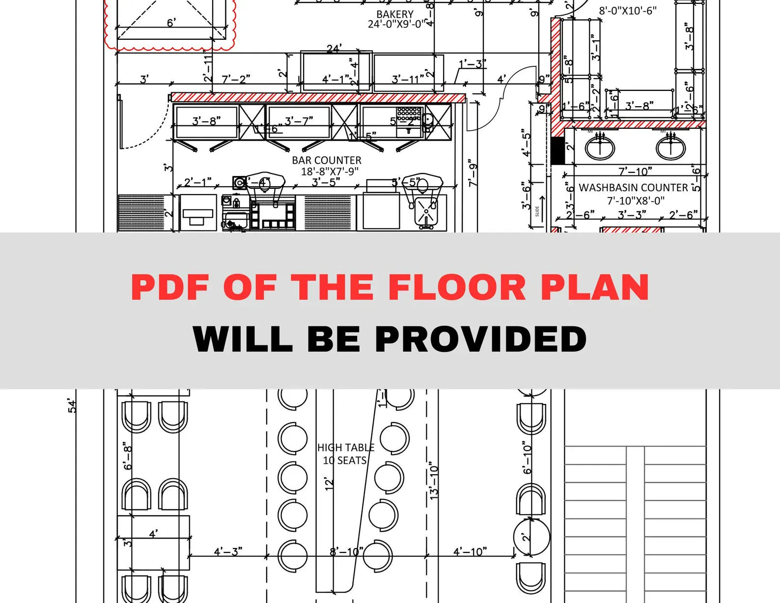 Custom Floor Plan Design & Drafting (under 2000 sq ft) - PDF File + Free Garden plan