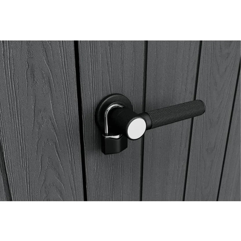 Keter 4×2 Cortina Alto Heavy Duty Vertical Plastic Garden Shed with Shelves